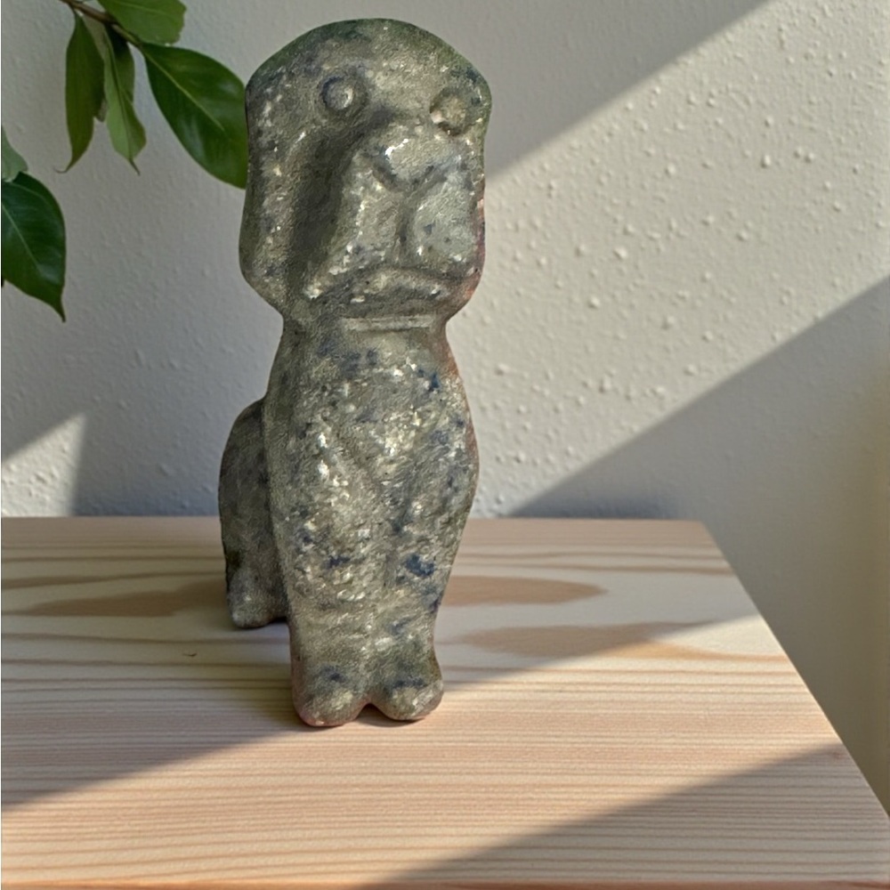Blue Aventurine Crystal Dog